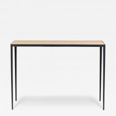  Design Fr res tude Wrought Iron and Honed Cream Limestone Console by Design Fr res - 4328161