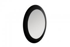  Design Institute America DIA Black Lacquered Mirror 1970s - 575258