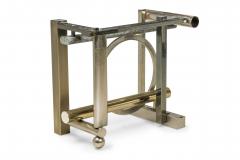  Design Institute America DIA DIA Mid Century American Modern Chrome Brass Dining Table Frame - 4272629