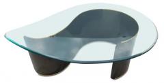  Design Institute America DIA Kaizo Oto for DIA Bronze Powdercoated Curved Steel Teardrop Glass Post Modern - 3181261