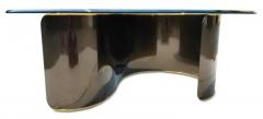  Design Institute America DIA Kaizo Oto for DIA Bronze Powdercoated Curved Steel Teardrop Glass Post Modern - 3181282