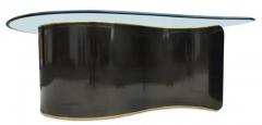  Design Institute America DIA Kaizo Oto for DIA Bronze Powdercoated Curved Steel Teardrop Glass Post Modern - 3181283