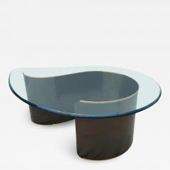  Design Institute America DIA Kaizo Oto for DIA Bronze Powdercoated Curved Steel Teardrop Glass Post Modern - 3182956