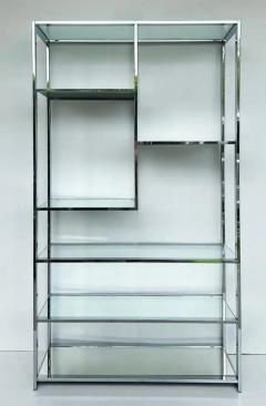  Design Institute America DIA Mid Century Chrome Etagere Design Institute of America Attributed - 3638640