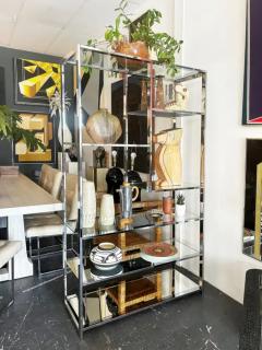  Design Institute America DIA Mid Century Chrome Etagere Design Institute of America Attributed - 3638701