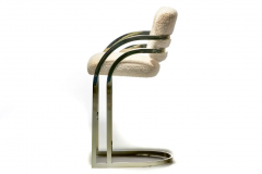  Design Institute America DIA Set of 4 Design Institute of America Brass Stools in the Style of Milo Baughman - 2843282