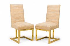  Design Institute America DIA Set of 6 DIA Dining Side Chairs in Textured Stripe Upholstery - 4273489