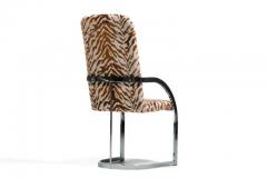  Design Institute America DIA Tall Back Design Institute of America Dining Chairs in Tiger Velvet Set of 4 - 4117975