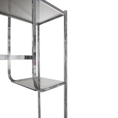  Design Institute America Design Institute Of America Etagere In Chrome With Brass Accents 1970s - 1463162