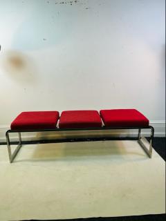  Design Institute America MODERNIST CHROME BENCH DESIGNED BY DESIGN INSTITUTE AMERICA - 2018444