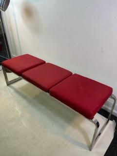  Design Institute America MODERNIST CHROME BENCH DESIGNED BY DESIGN INSTITUTE AMERICA - 2018446