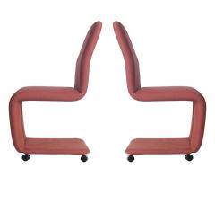  Design Institute America Set of Four Mid Century Modern Upholstered Dining Chairs by DIA - 1958541
