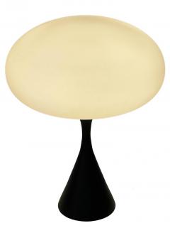  Design Line Mid Century Modern Mushroom Table Lamp by Designline in Black White - 2632175
