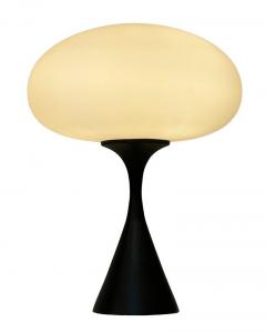  Design Line Mid Century Modern Mushroom Table Lamp by Designline in Black White - 2632178