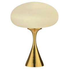  Design Line Mid Century Modern Mushroom Table Lamp by Designline in Brass Gold Color - 3536351
