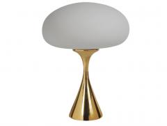  Design Line Mid Century Modern Mushroom Table Lamp by Designline in Brass Gold Color - 3536374