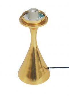  Design Line Mid Century Modern Mushroom Table Lamp by Designline in Brass Gold Color - 3536375