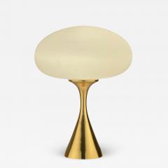  Design Line Mid Century Modern Mushroom Table Lamp by Designline in Brass Gold Color - 3536466