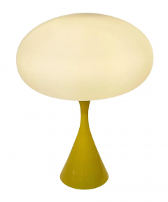  Design Line Mid Century Modern Mushroom Table Lamp by Designline in Yellow White - 2649879