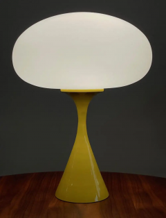  Design Line Mid Century Modern Mushroom Table Lamp by Designline in Yellow White - 2649906