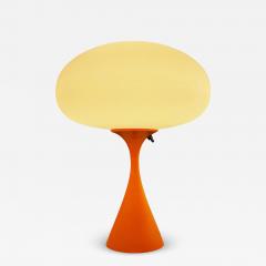  Design Line Mid Century Table Lamp by Designline in Retro Orange with White Frosted Shade - 3794862