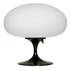  Design Line Short Stemlite Table Lamp by Designline in Black with White Frosted Lamp Shade - 3781258