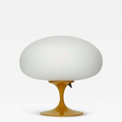  Design Line Short Stemlite Table Lamp by Designline in Mustard with White Frosted Lamp Shade - 3782170