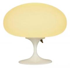  Design Line Short Stemlite Table Lamp by Designline in White with White Frosted Lamp Shade - 3808238