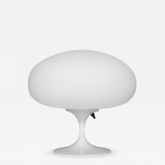  Design Line Short Stemlite Table Lamp by Designline in White with White Frosted Lamp Shade - 3809035