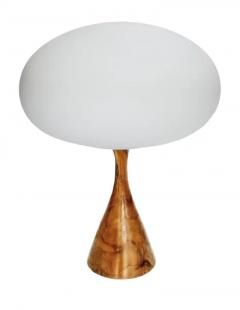  Design Line Stemlite Organic Nordic Modern Turned Natural Teak Wood Table Lamp by Designline - 3747823