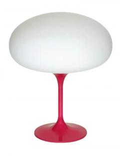  Design Line Stemlite Table Lamp by Designline in Hot Pink with White Frosted Lamp Shade - 3747831