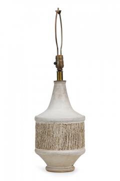  Design Technics Design Technics Ceramic Heavy Texture Beige Chalk Glazed Table Lamp - 4162937