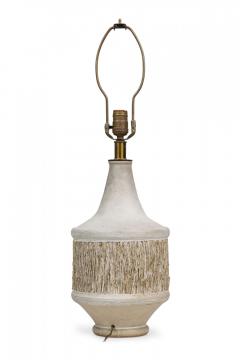  Design Technics Design Technics Ceramic Heavy Texture Beige Chalk Glazed Table Lamp - 4162938