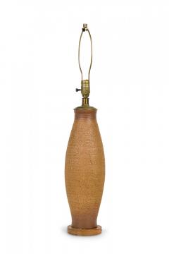  Design Technics Design Technics Ceramic Torpedo Column Table Lamp on Wood Stand - 4163022