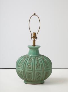  Design Technics Design Technics Jade Glazed Ceramic Lamp - 3932834