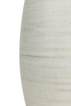  Design Technics Design Technics Mid Century American Ceramic White Chalk Glazed Table Lamp on Wo - 4658723