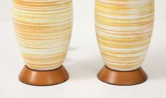  Design Technics Design Technics Striated Ceramic Lamps - 4588238