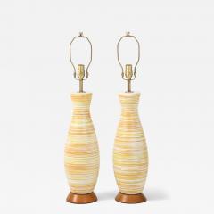  Design Technics Design Technics Striated Ceramic Lamps - 4589020