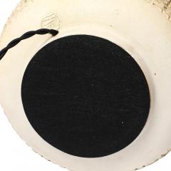  Design Technics Design Technics Table Lamp Ceramic Off White Beige Textured Signed - 4432801