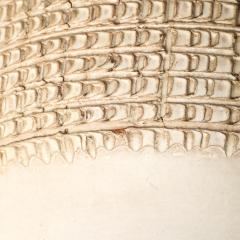  Design Technics Design Technics Table Lamp Ceramic Off White Beige Textured Signed - 4432820