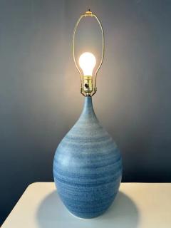  Design Technics Design Technics Teardrop Shaped Table Lamp with a Glaze of Blues Gray - 4080195