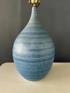  Design Technics Design Technics Teardrop Shaped Table Lamp with a Glaze of Blues Gray - 4080196