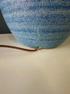  Design Technics Design Technics Teardrop Shaped Table Lamp with a Glaze of Blues Gray - 4080197