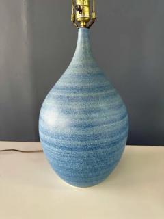  Design Technics Design Technics Teardrop Shaped Table Lamp with a Glaze of Blues Gray - 4080219