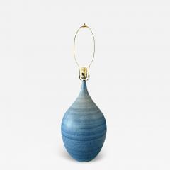  Design Technics Design Technics Teardrop Shaped Table Lamp with a Glaze of Blues Gray - 4082069