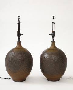  Design Technics Pair of Glazed Ceramic Lamps by Design Technics United States c 1950 - 3519668