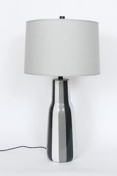  Design Technics Tall Design Technics Black White Gray Ceramic Table Lamp 1950s - 2451315
