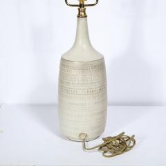  Design Techniques Mid Century Modern Dove Gray Ceramic Table Lamp by Design Techniques - 2809467