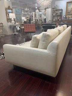  Design Within Reach Fabulous Italian Modern Lecco Leather Sofa - 4058457