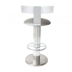  Designs for Leisure Ltd Designs for Leisure Bar Stools Chrome Steel Swivel - 2744187